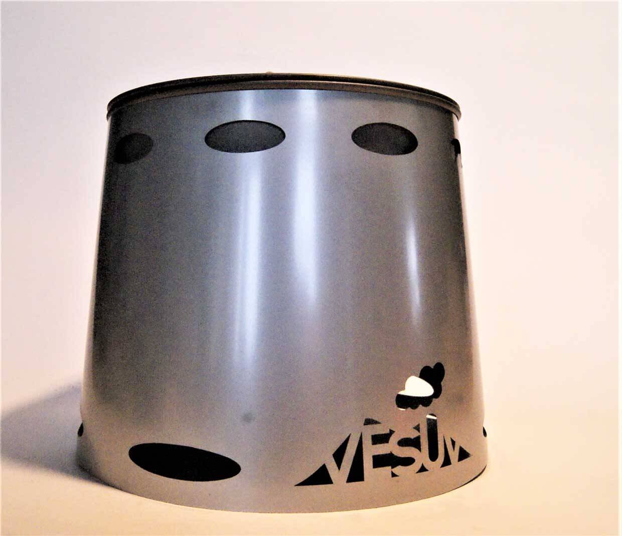 VESUV Titanium Windshield for Toaks Pot 900 ml 130 mm