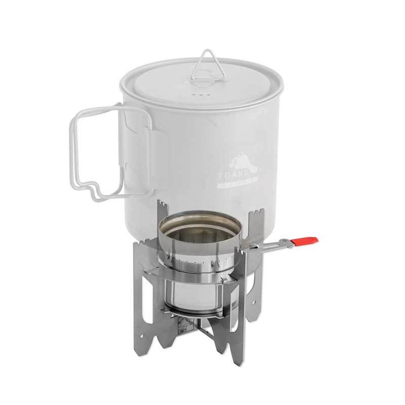 EMO Outdoor ORIGAMI stand with a power regulator for alcohol stove