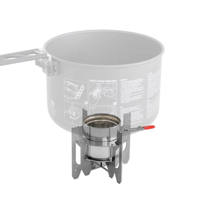 EMO Outdoor ORIGAMI stand with a power regulator for alcohol stove