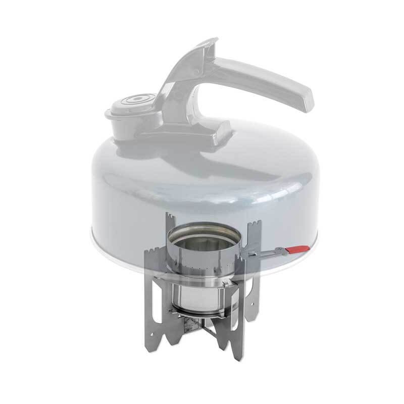 EMO Outdoor ORIGAMI stand with a power regulator for alcohol stove