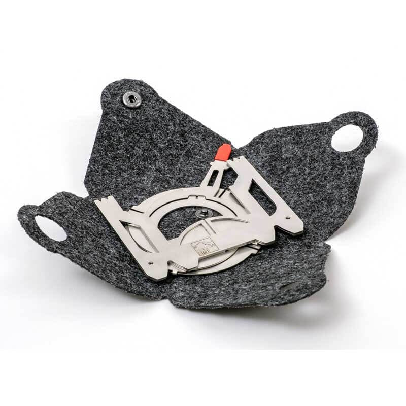 EMO Outdoor ORIGAMI stand with a power regulator for alcohol stove