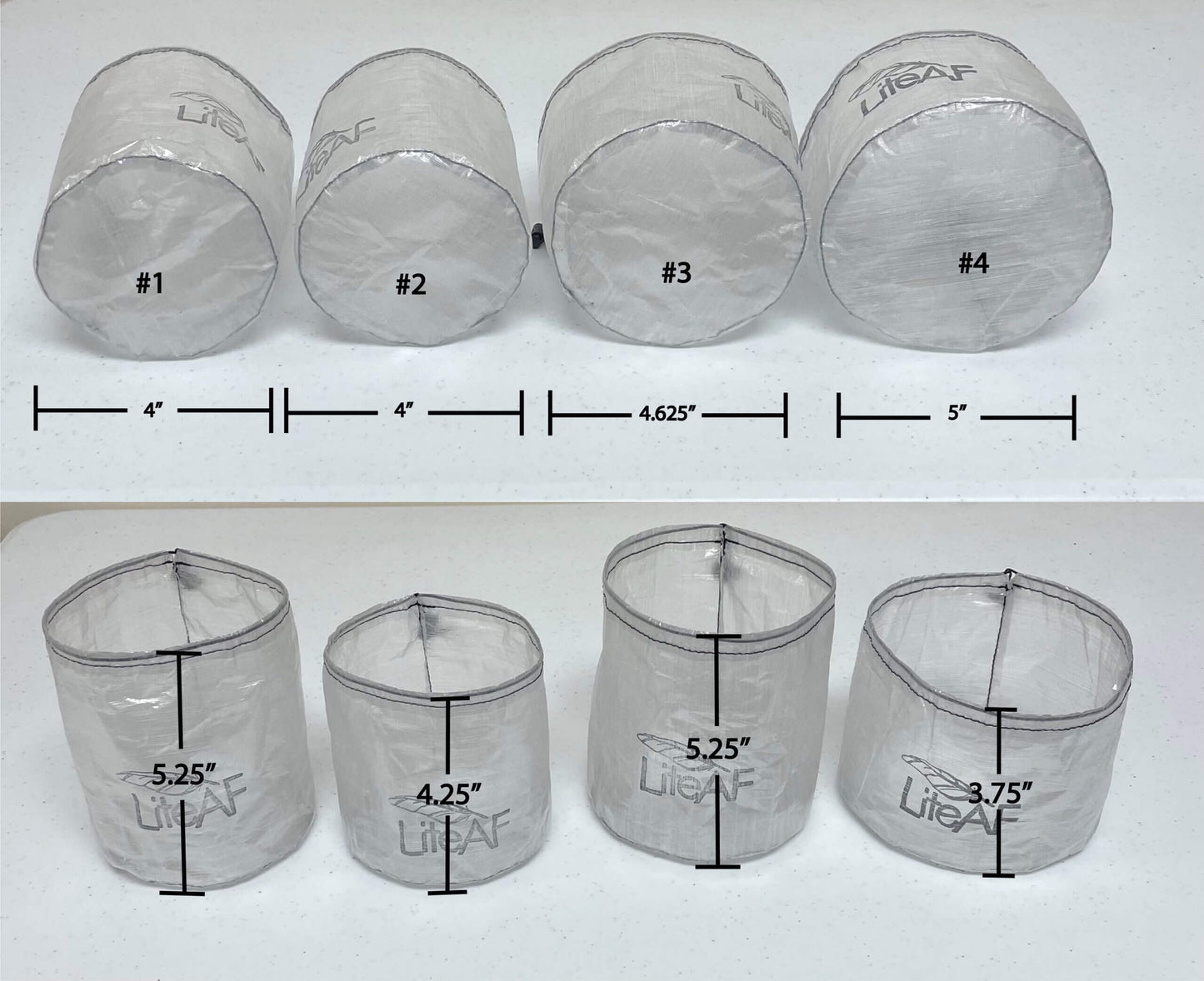 LiteAF Round bottom pot sacks