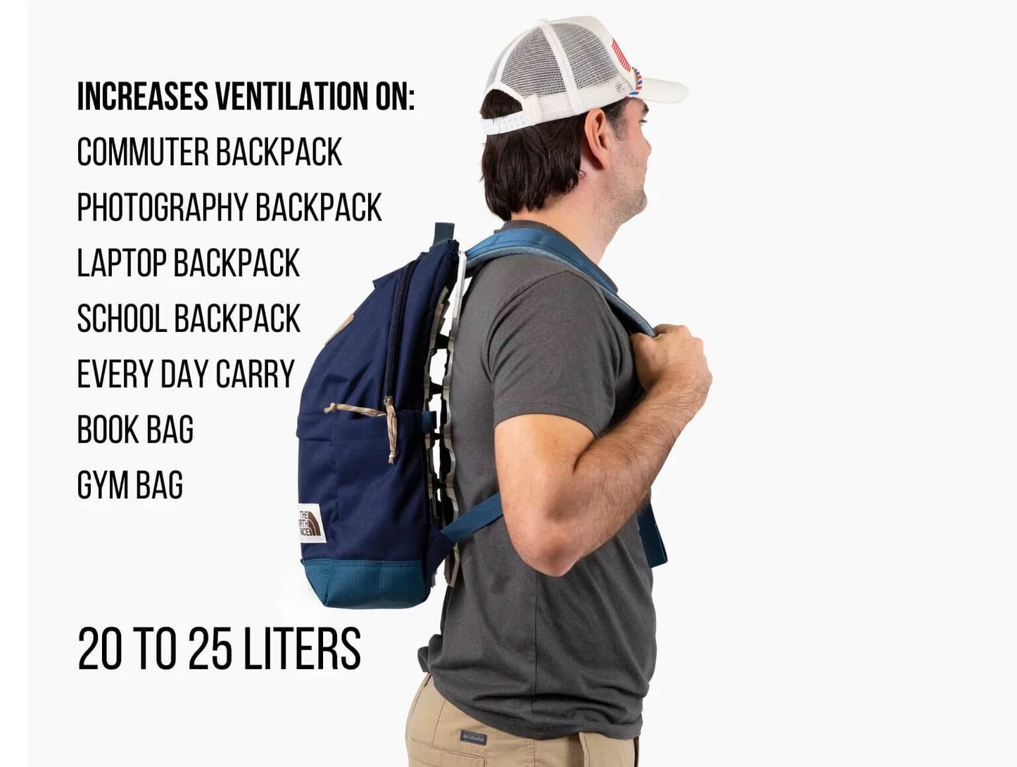 VAUCLUSE GEAR Ultralight Backpack Ventilation Frame & Sleeve