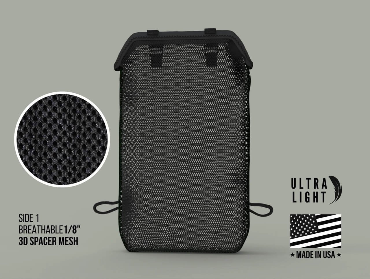 VAUCLUSE GEAR Ultralight Backpack Ventilation Frame & Sleeve