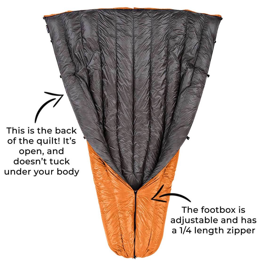 Enlightened Equipment Revelation Quilt 20°F / -6°C without draft collar