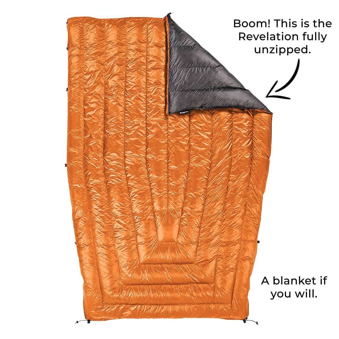 Enlightened Equipment Revelation Quilt 20°F / -6°C without draft collar