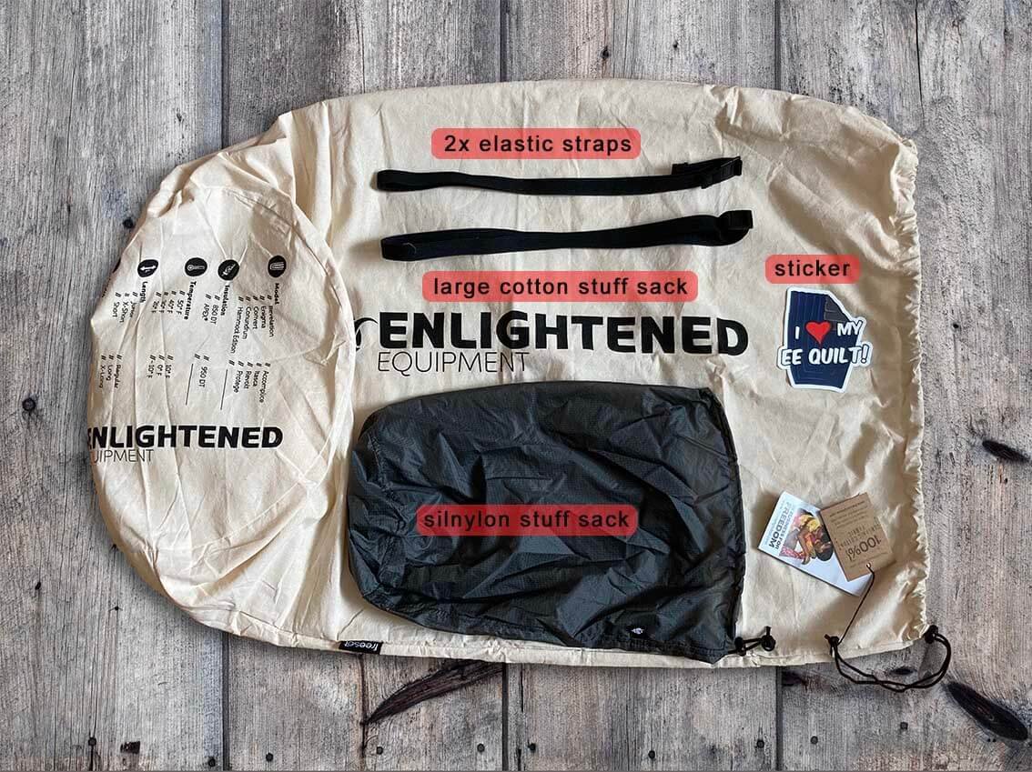 Enlightened Equipment Revelation Quilt 20°F / -6°C without draft collar