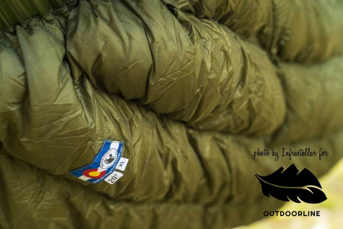 Warbonnet 30°F (-1°C) Wooki XL underquilt