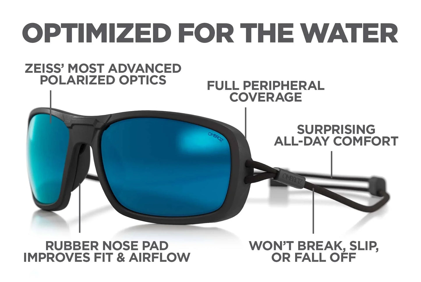 Ombraz AZZURRO Armless Sunglasses