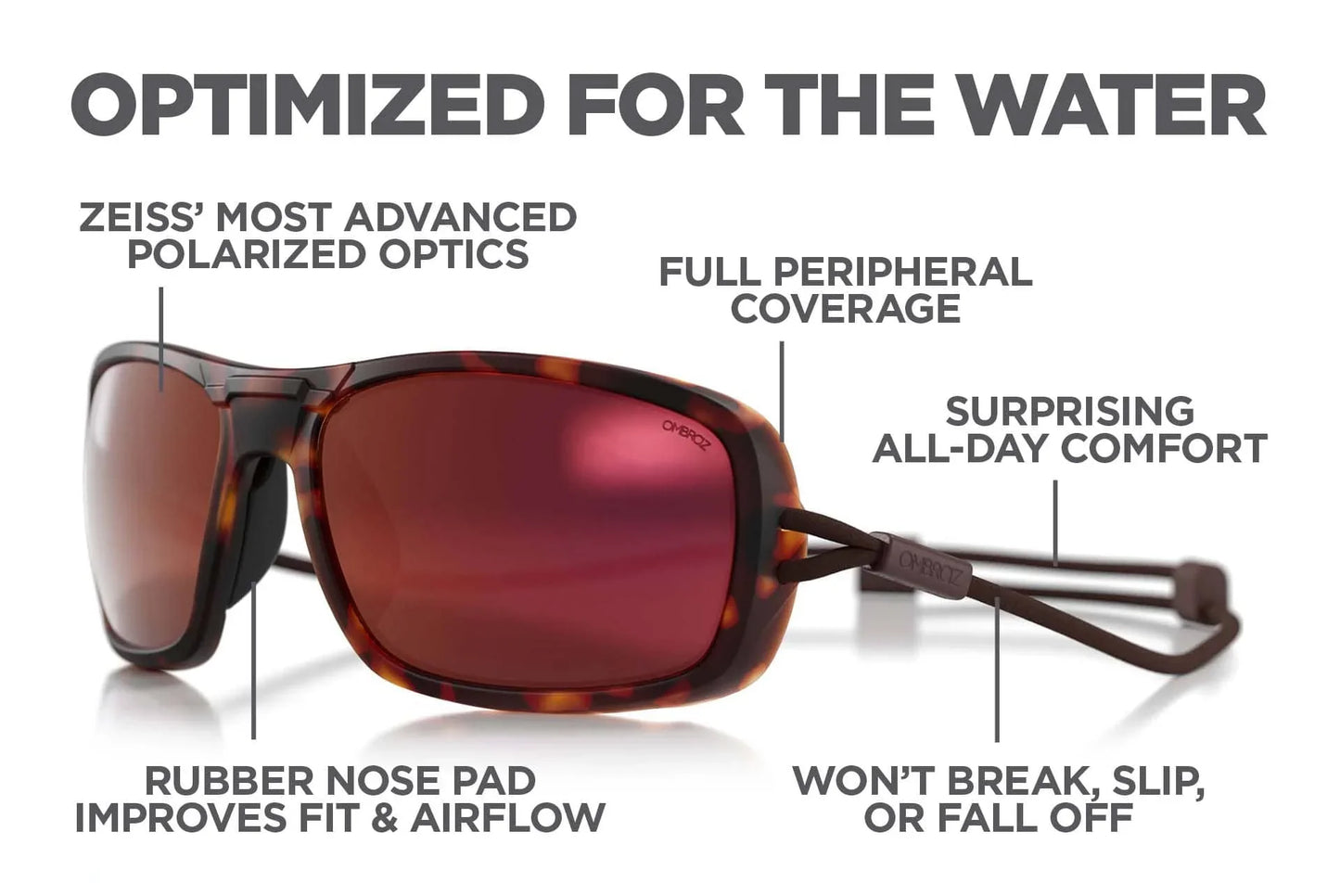 Ombraz AZZURRO Armless Sunglasses