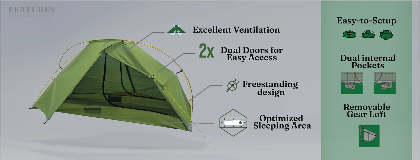 SIX MOON DESIGNS Lunar Orbiter Tent