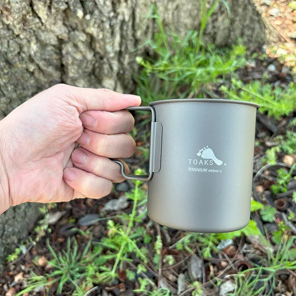 TOAKS Ultralight Titanium 450ml Cup with Lid