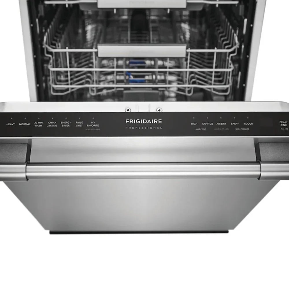 FRIGIDAIRE FPID2498F9A 24″ Professional Built-In Dishwashers with EvenDry™ System STAINLESS STEELs