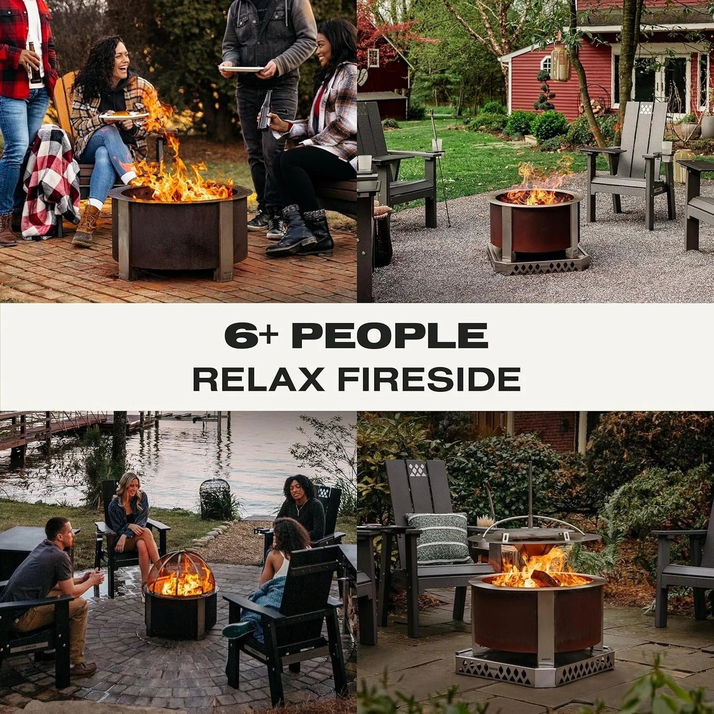 Breeo X Series 24 Smokeless Fire Pits.
