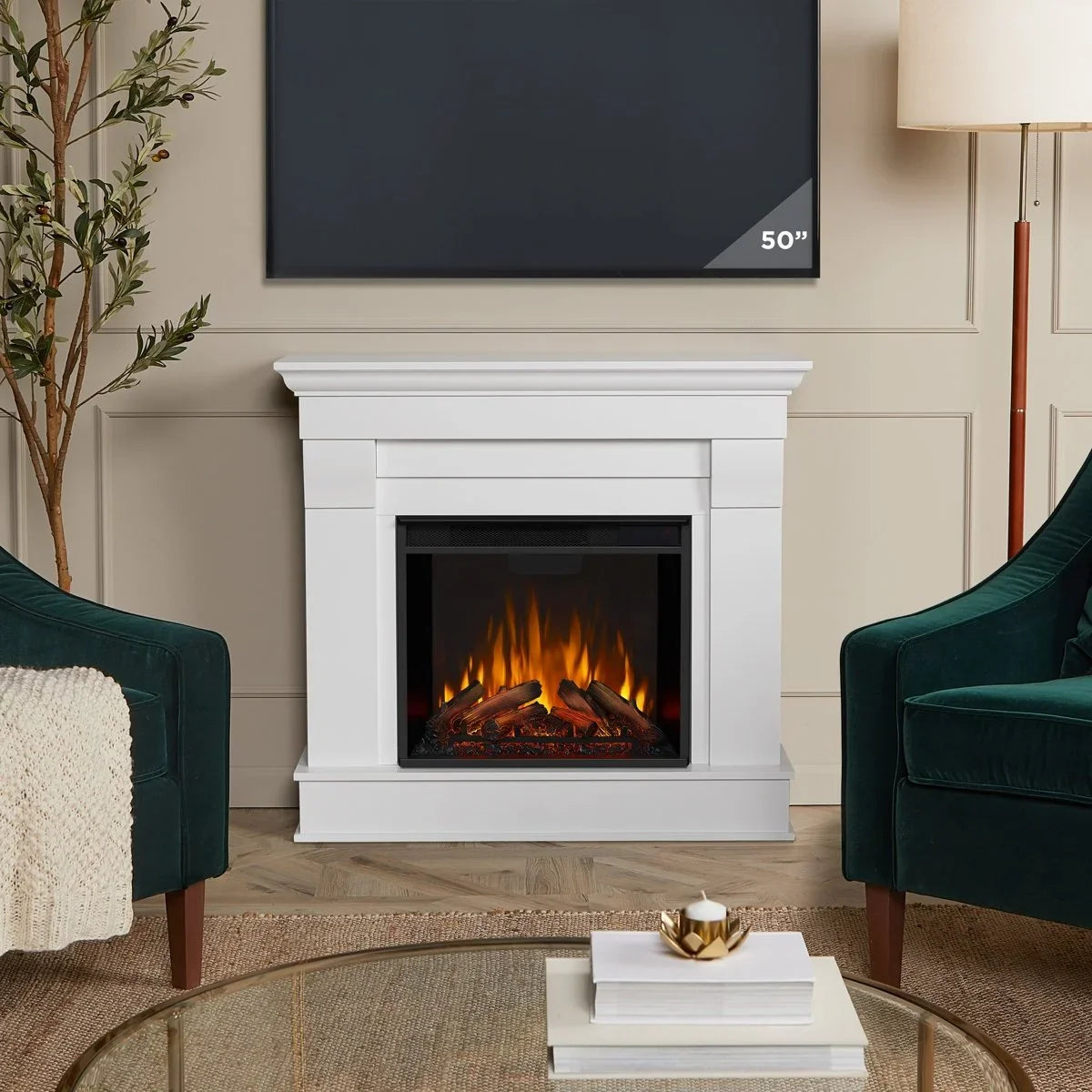 Real Flame Chateau Electrics Fireplaces