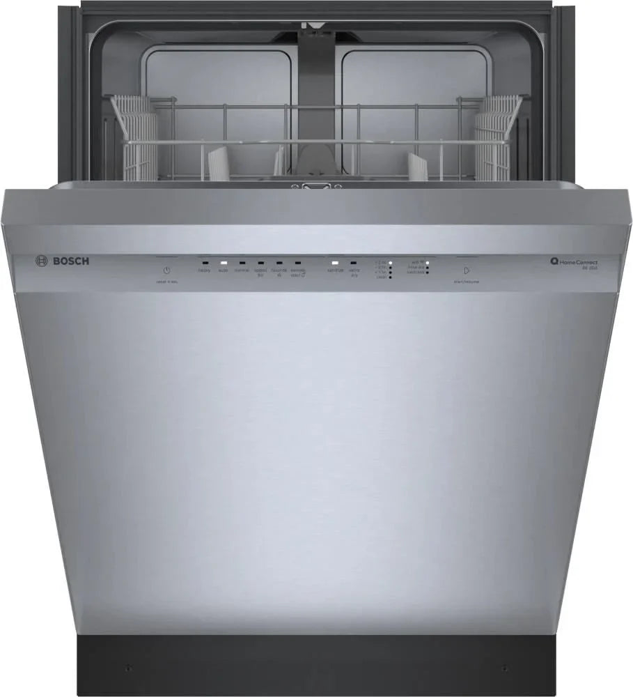 Bosch SHE41CM5N 300 Series 24″ Dishwashers 48 db – Recessed Handle, Stainless Steels