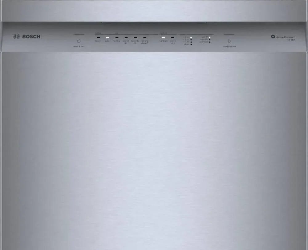 Bosch SHE41CM5N 300 Series 24″ Dishwashers 48 db – Recessed Handle, Stainless Steels