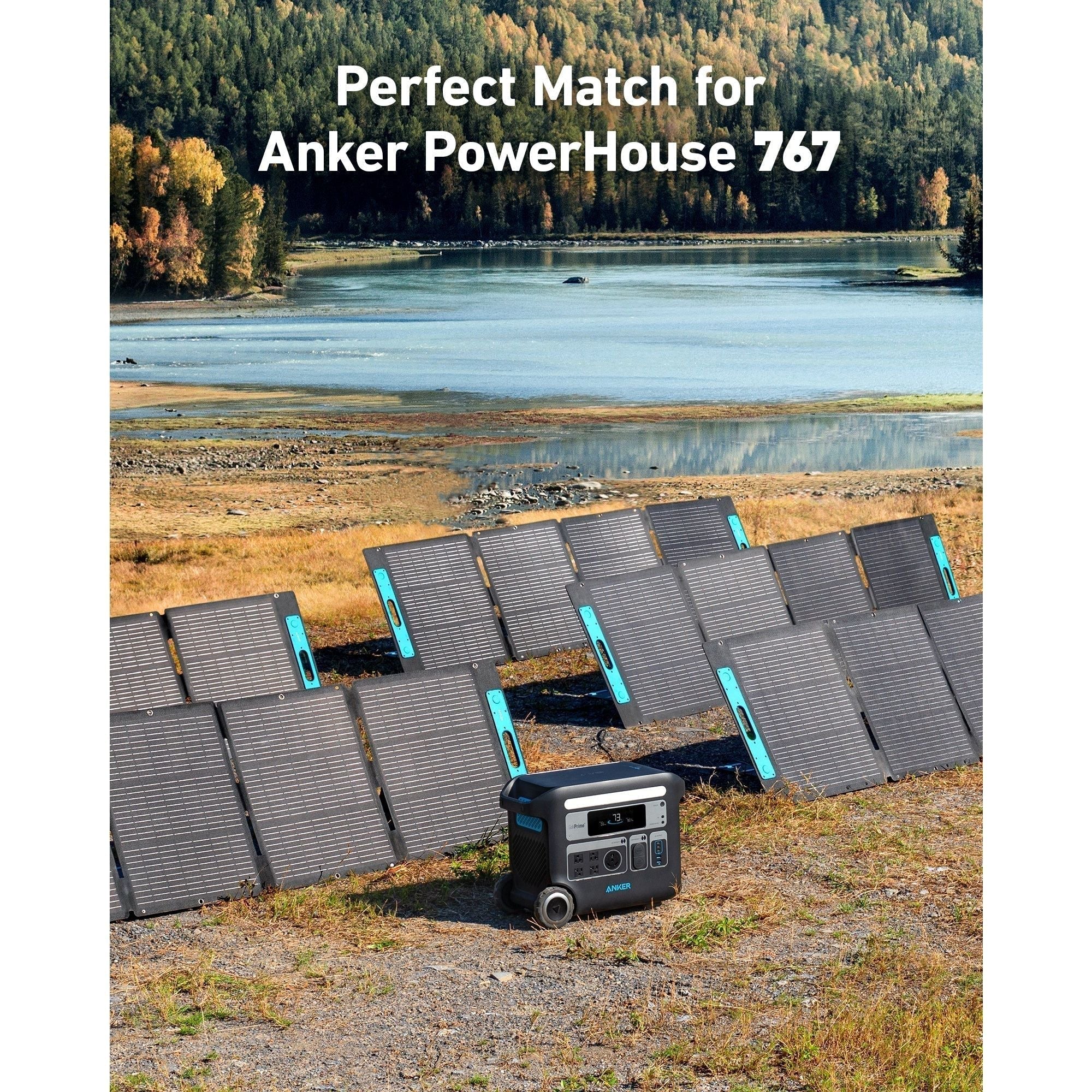 Anker SOLIX PS200 200W Portable Monocrystalline Solar Panel