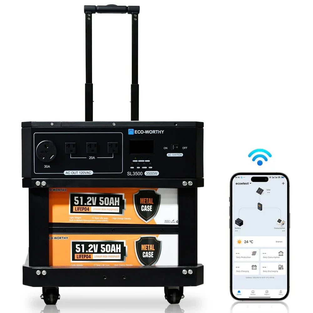 ECO-WORTHY SL3500 3500kW Stackable Power Station