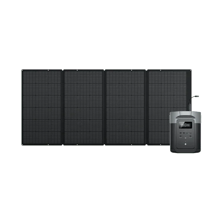 EcoFlow DELTA 2 Max + 400W Portable Solar Panel