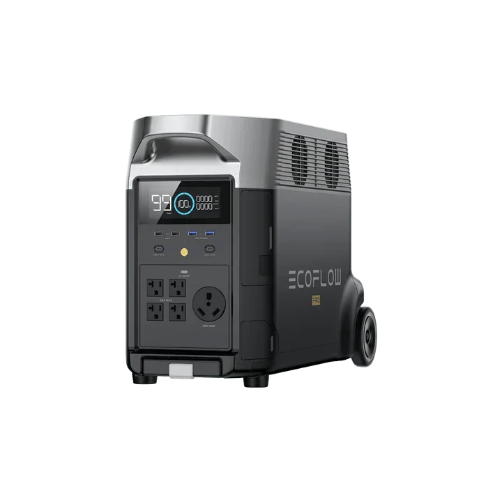 EcoFlow DELTA Pro + 400W Portable Solar Panel + Transfer Switch