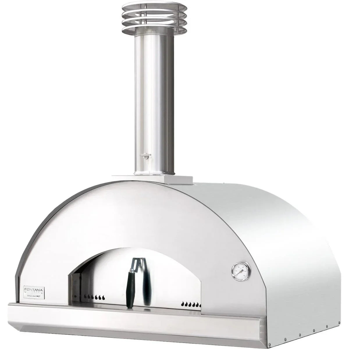 Fontana Forni Mangiafuoco Woods-Fired Pizza Ovens – Stainless – FTMF-S