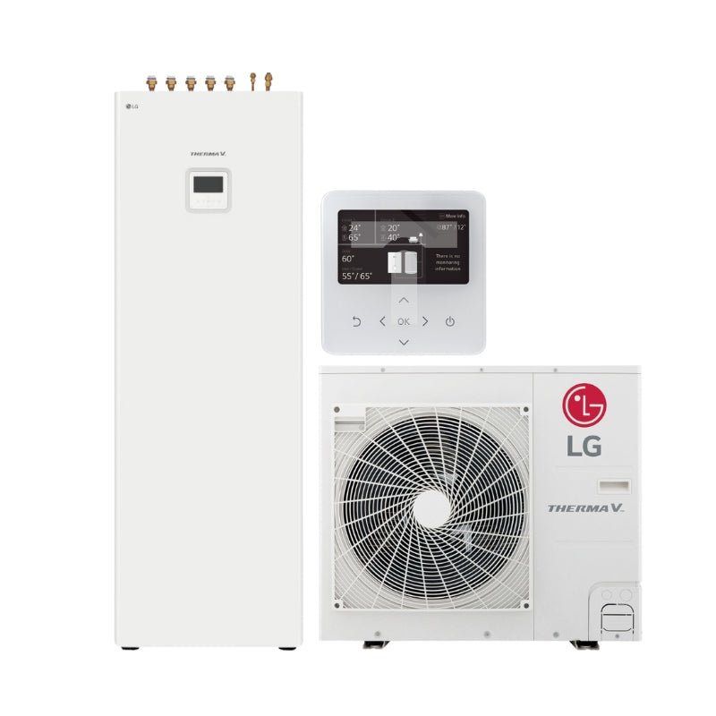 LG 7kW Therma V R32 Split IWT Air-Water Heat Pump with 200L Tank (HU071MR / HN0913T)