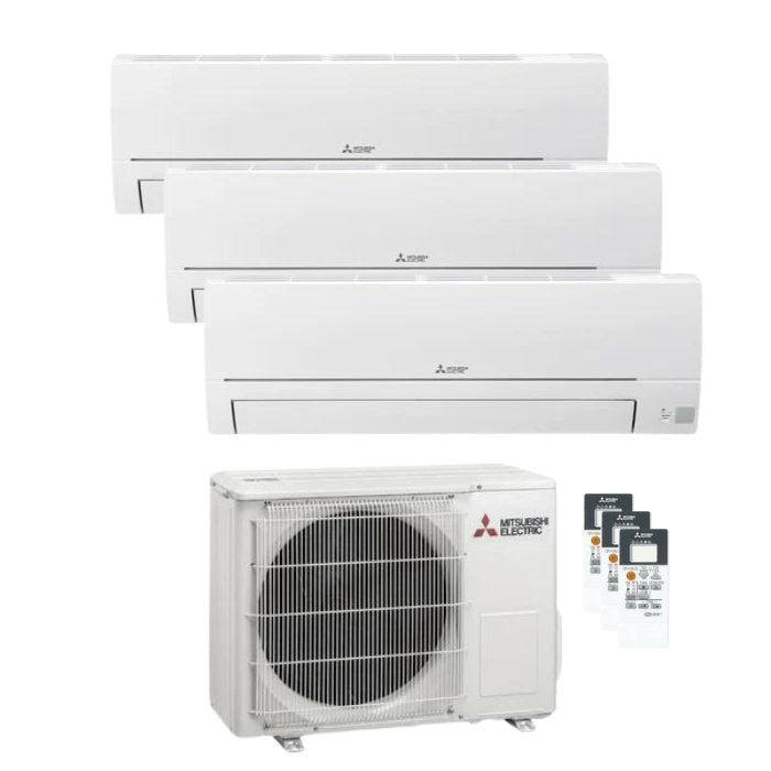 Multi Split Air Conditioner Mitsubishi Electric MXZ-3HA50VF + 2x MSZ-HR25VFK2 + MSZ-HR35VFK2
