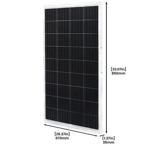 Natures Generator Lithium 3600 Solar Generator With 2 x 100W Monocrystalline Solar Panel