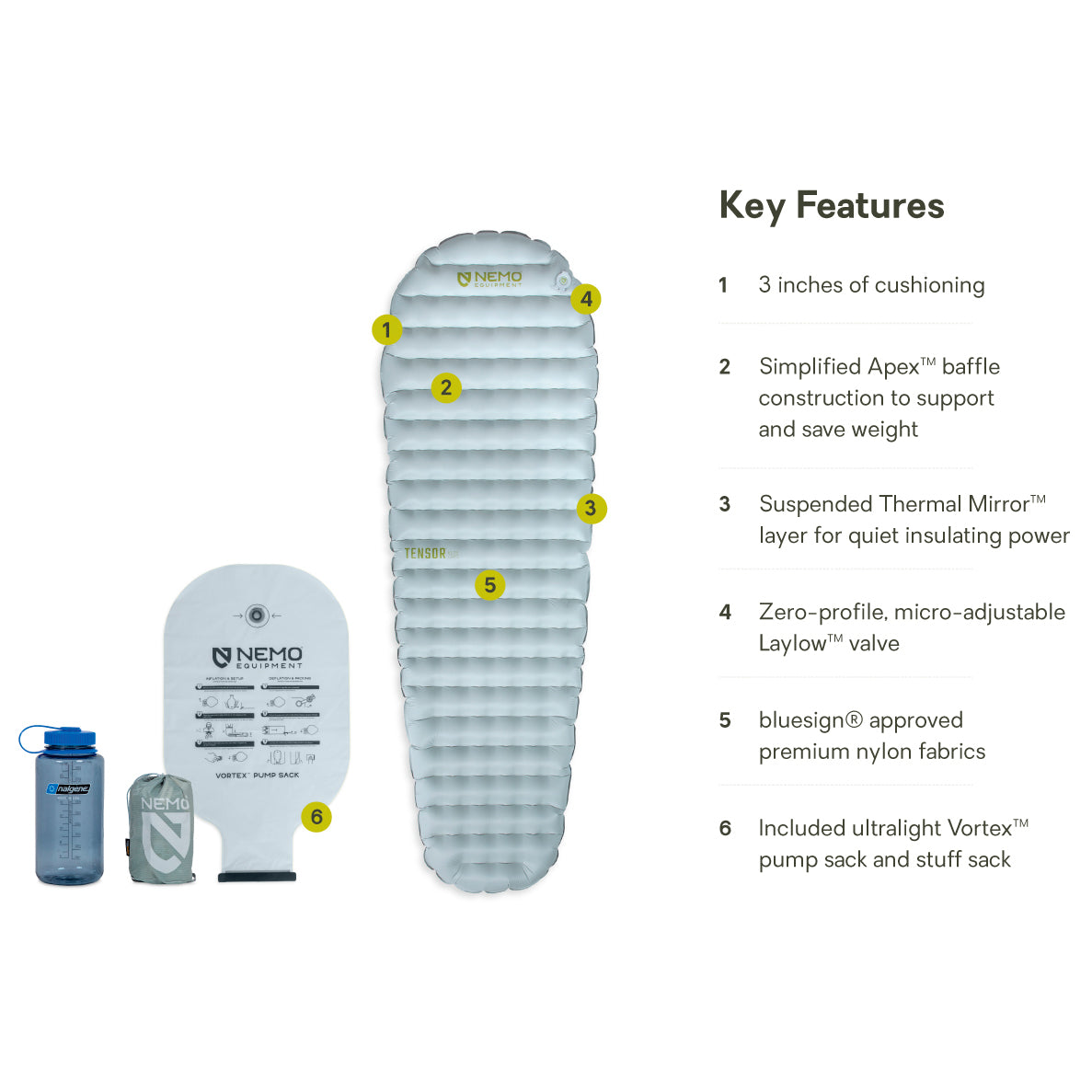 NEMO Tensor Elite Ultralight Insulated Sleeping Pad