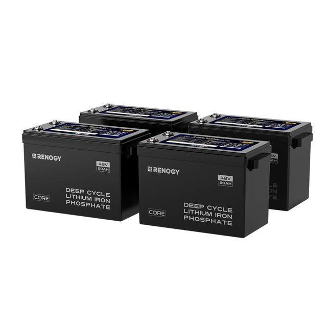 Renogy 48V 50Ah Smart Self-Heating Lithium Iron Phosphate Battery