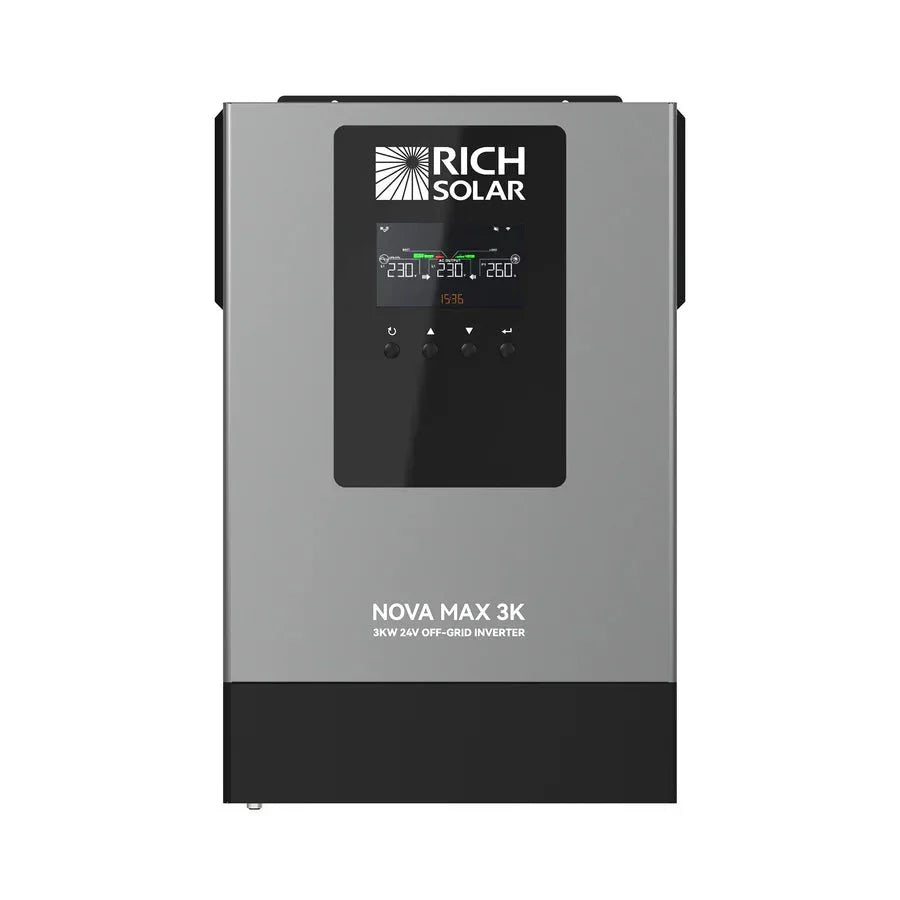 Rich Solar NOVA MAX 3K 2026 24V 3000W Off-Grid Hybrid Inverter
