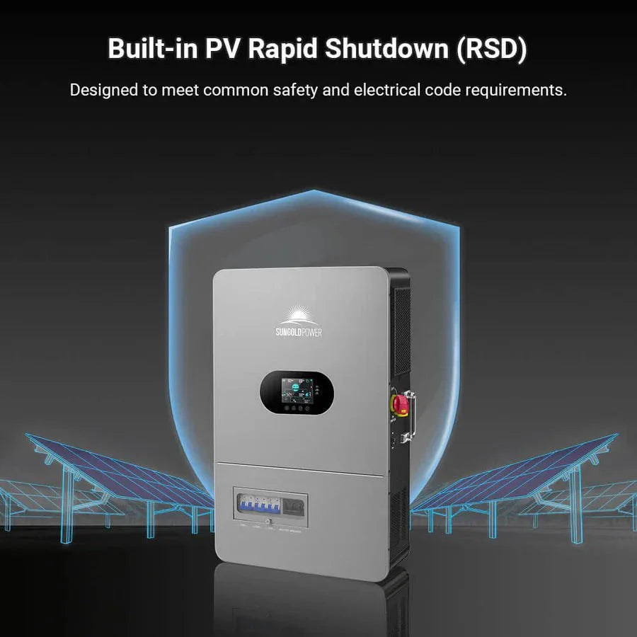 SunGoldPower 12KW 48V All in One Off Grid Solar Inverter