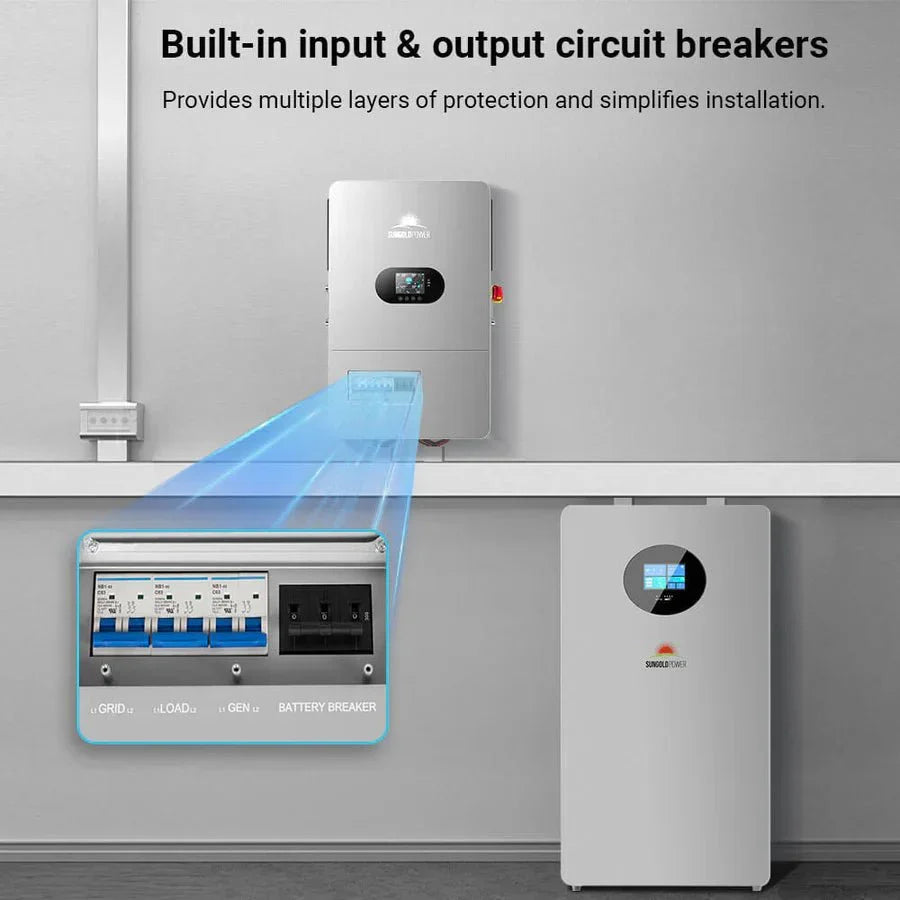 SunGoldPower 12KW 48V All in One Off Grid Solar Inverter