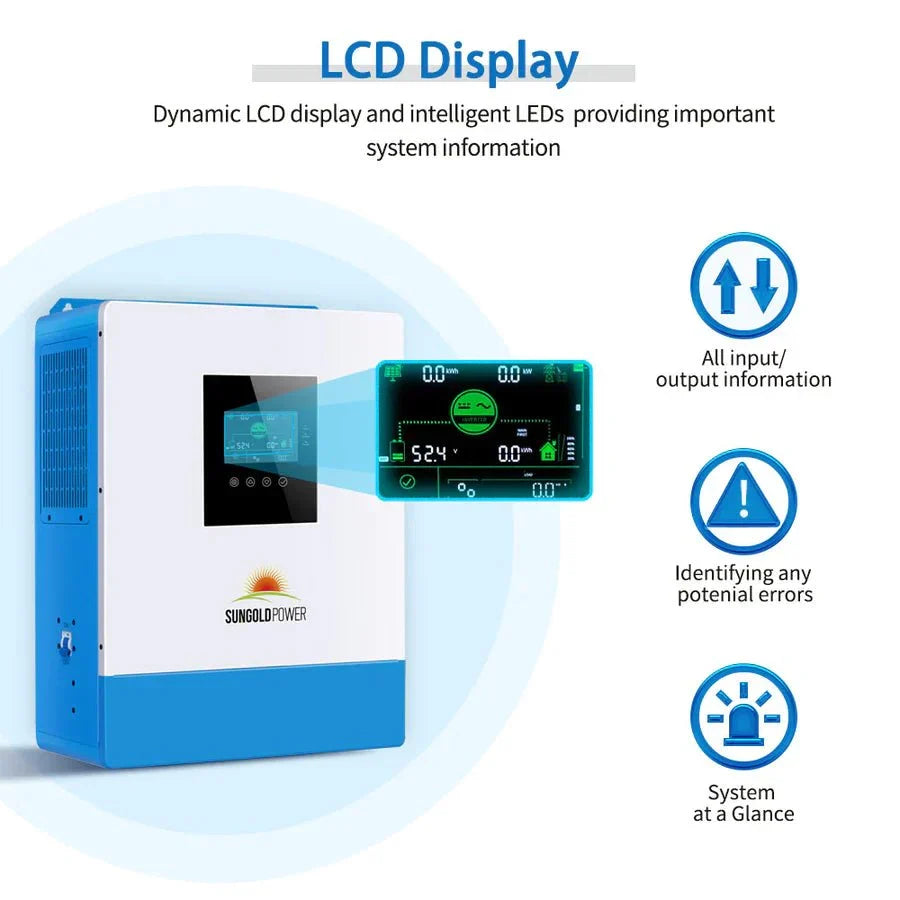 SunGoldPower 5000W 48V Solar Charger Inverter