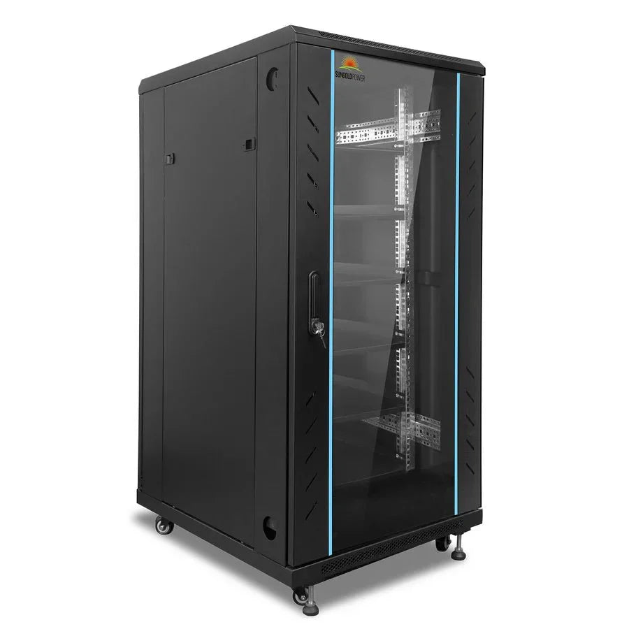 SunGoldPower Enclosed Battery Cabinet 6 Slot with Bus Bar for SG48100P/ SGH48100T